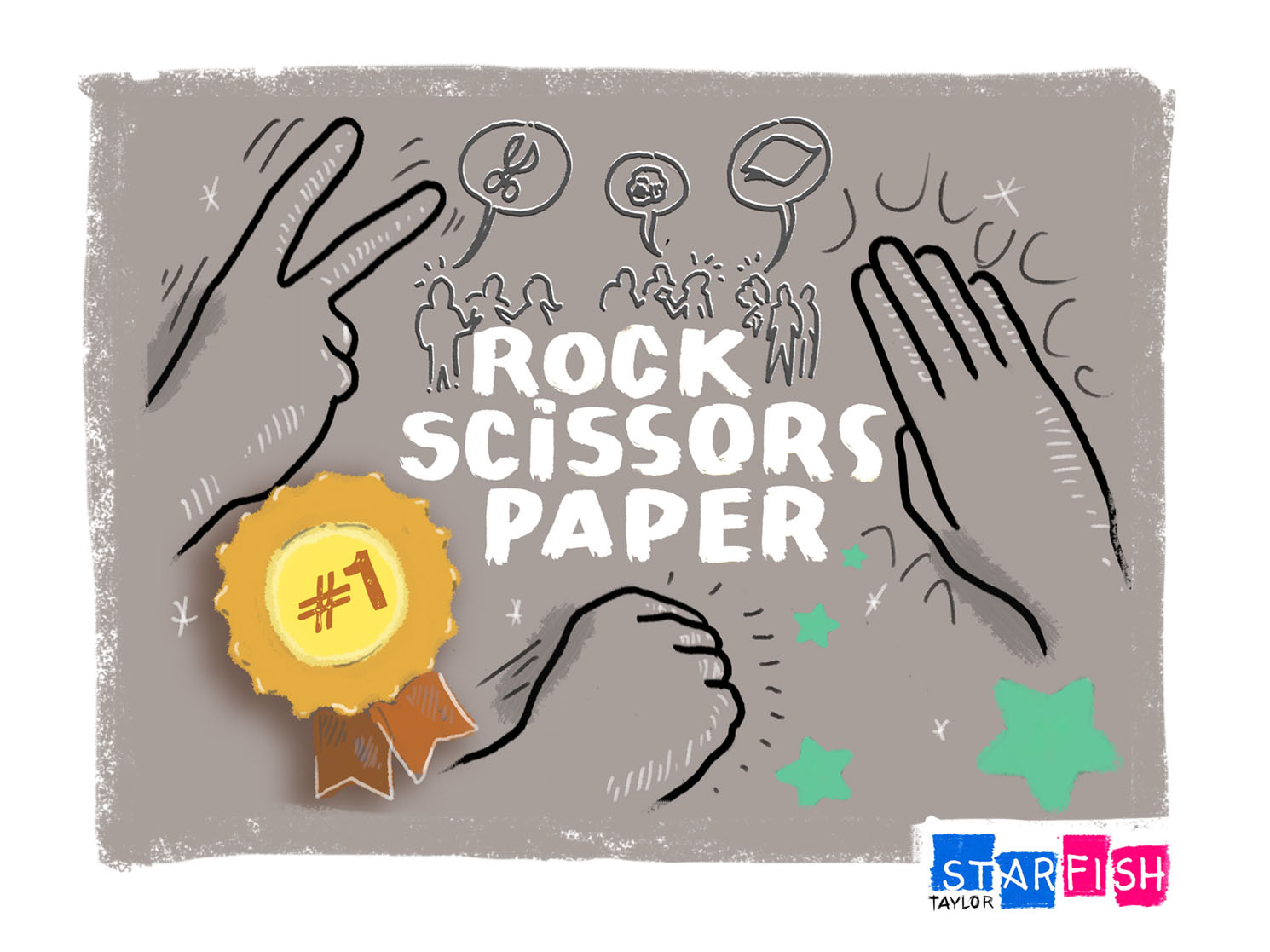 Rock Paper Scissors Icebreaker: Energizing the Masses - Starfish