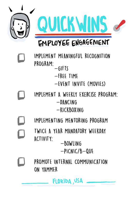 quick wins employee engagement